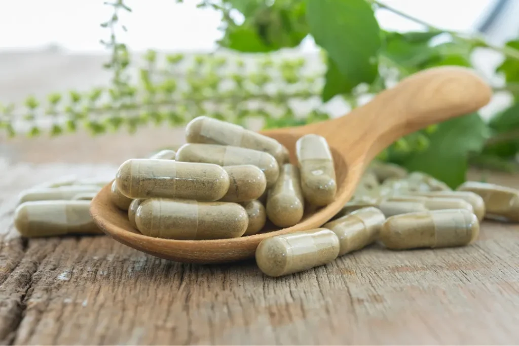 Pure vegan capsules for a healthy life style. 